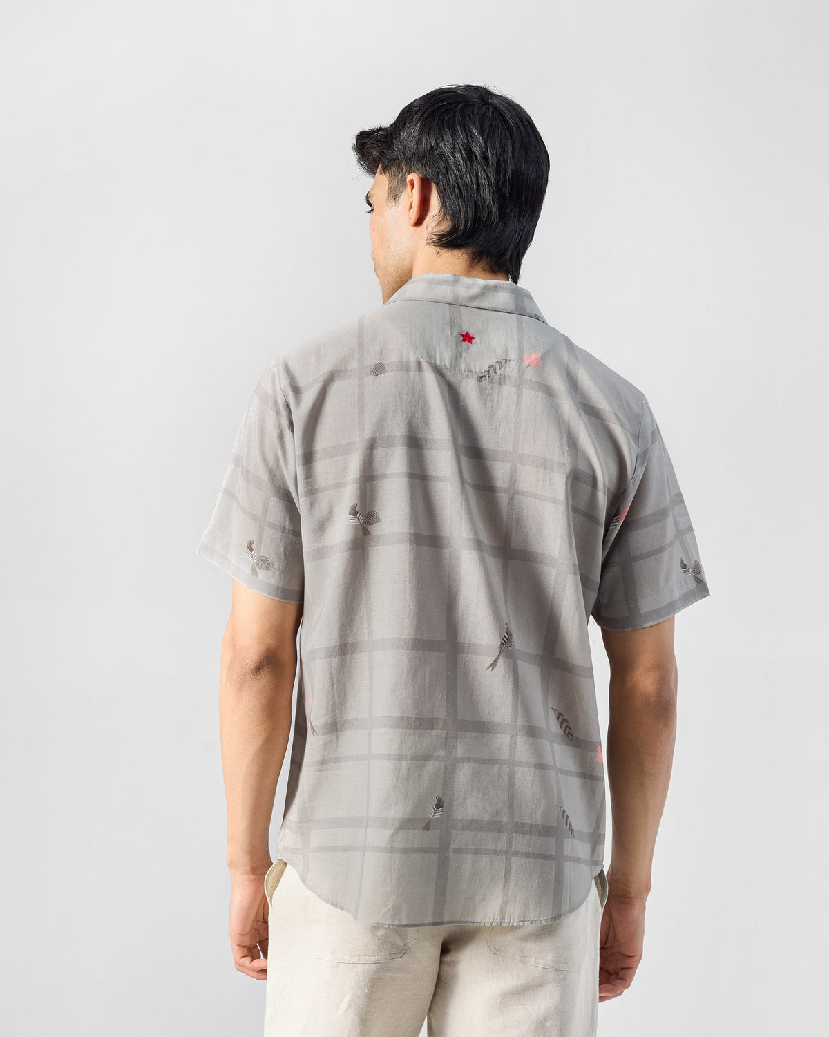 Mistari Shirt - Printed Sushi Voile Relaxed Fit