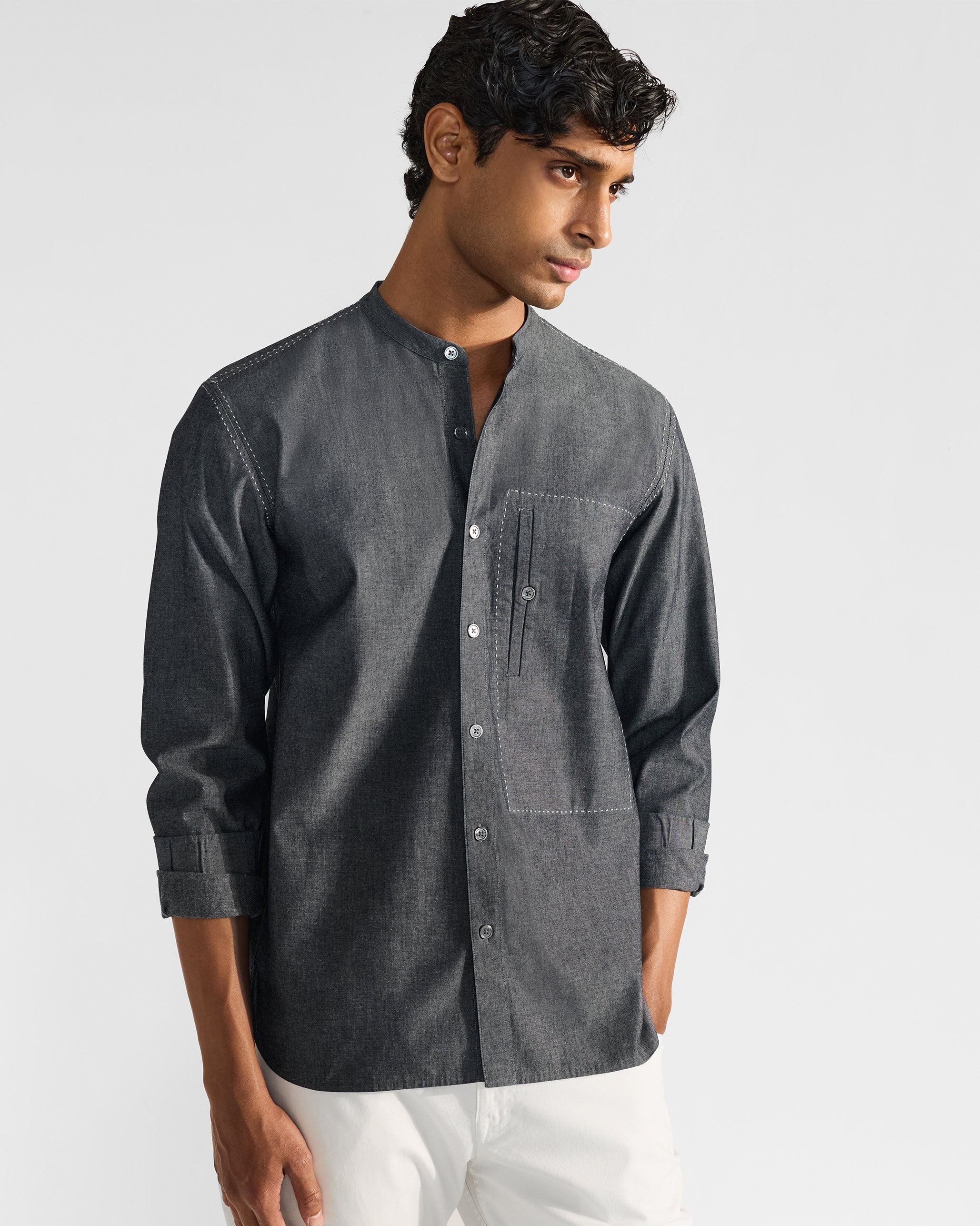 Marten Shirt - Charcoal
