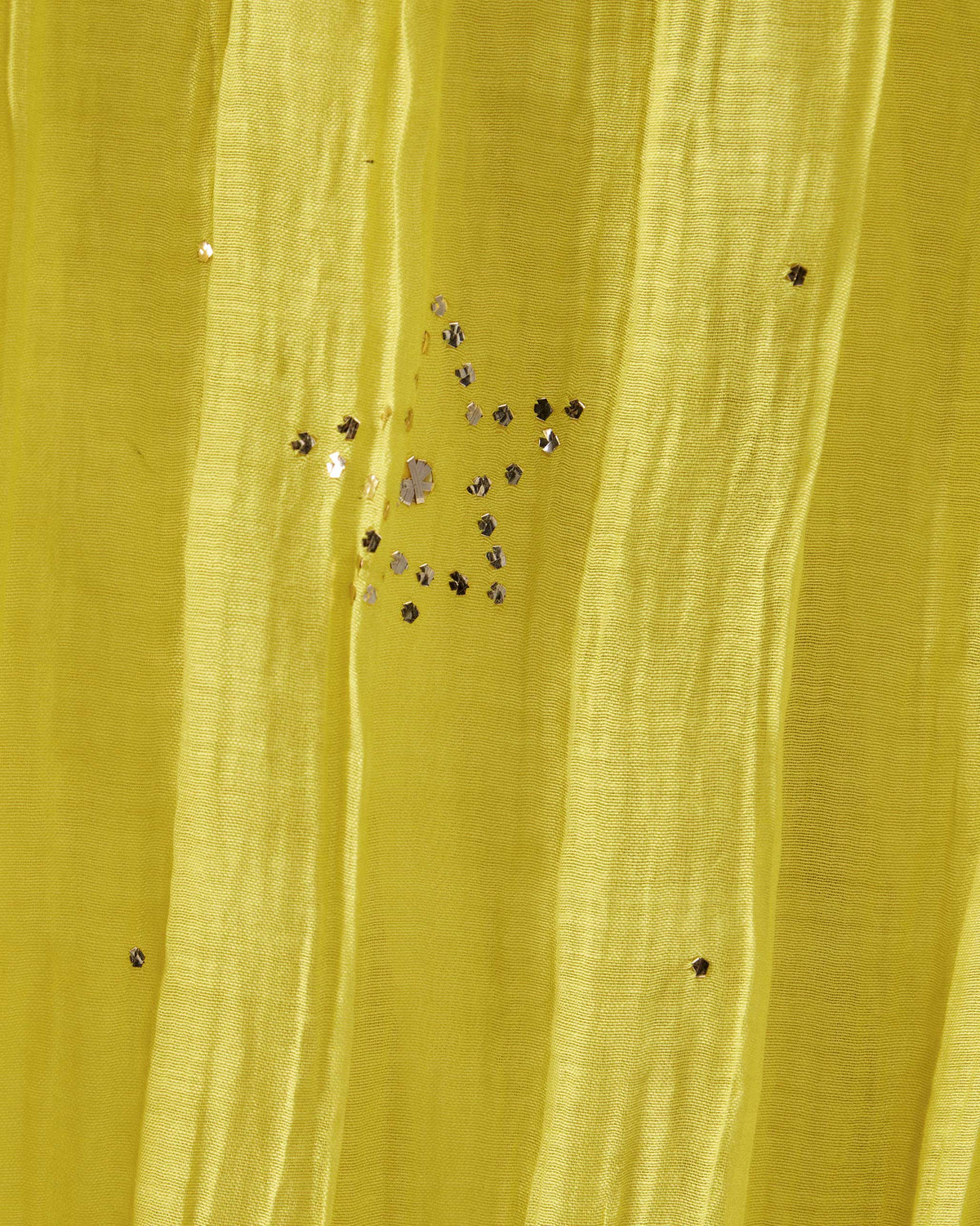 Shanti Dupatta - Yellow Embroidered