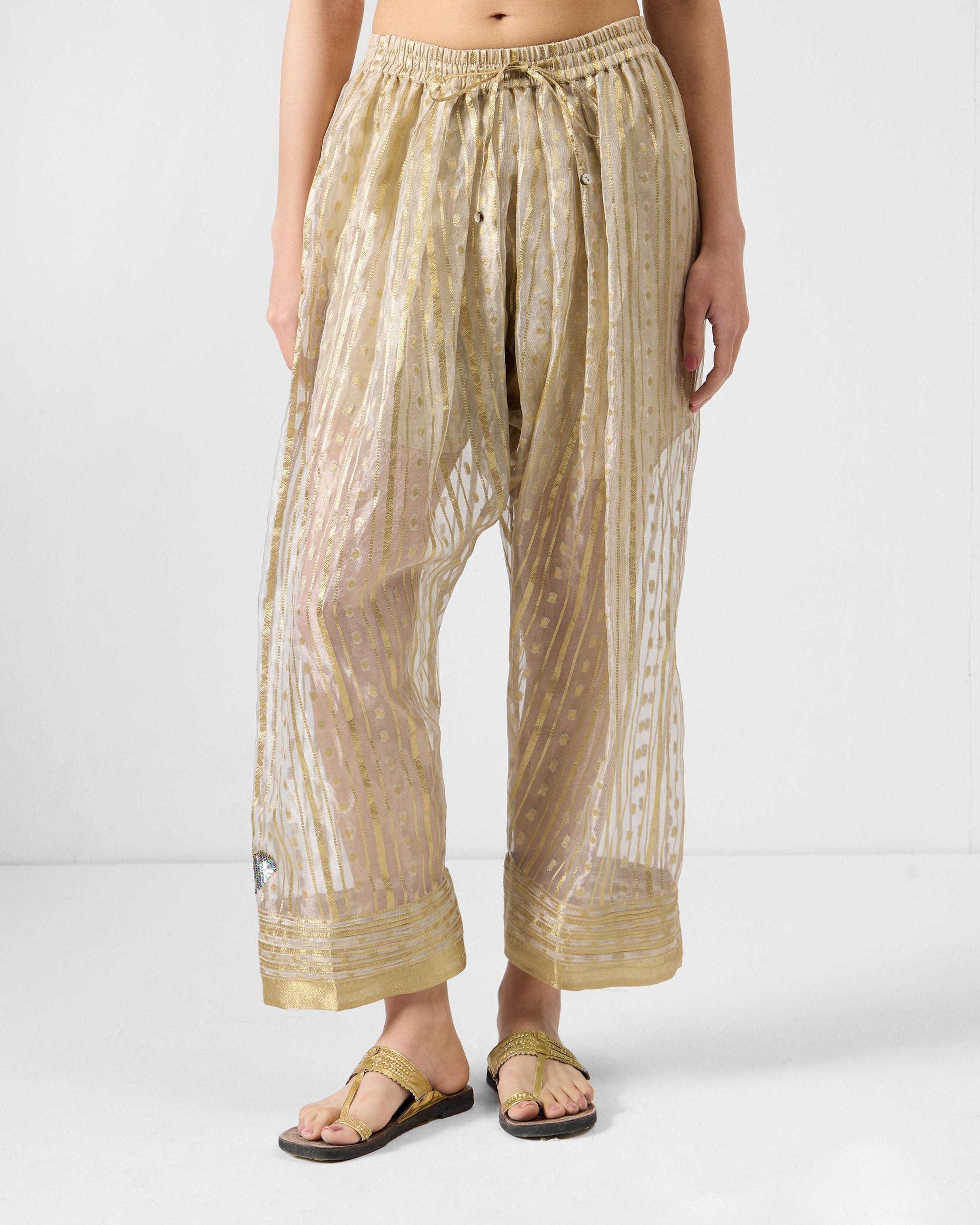 Ghoom Salwar - Silver