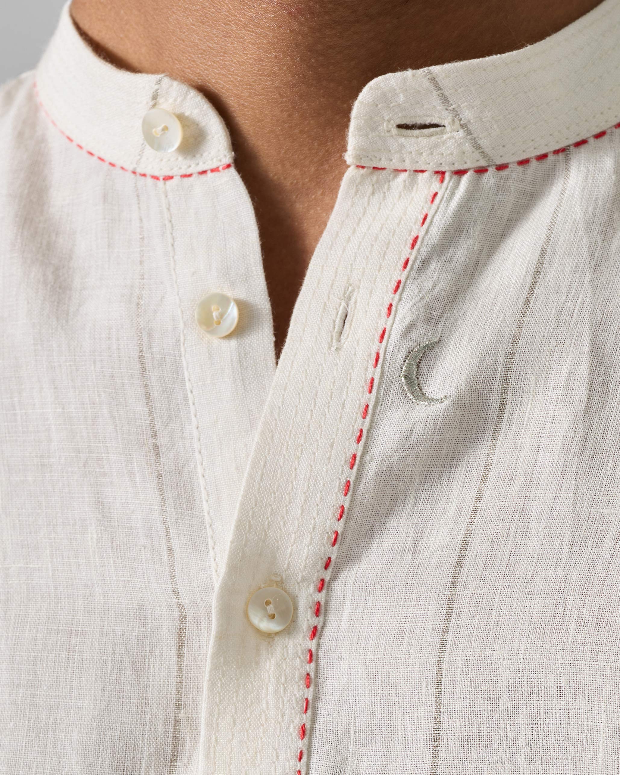 Shaam Kurta - Ivory Embroidered