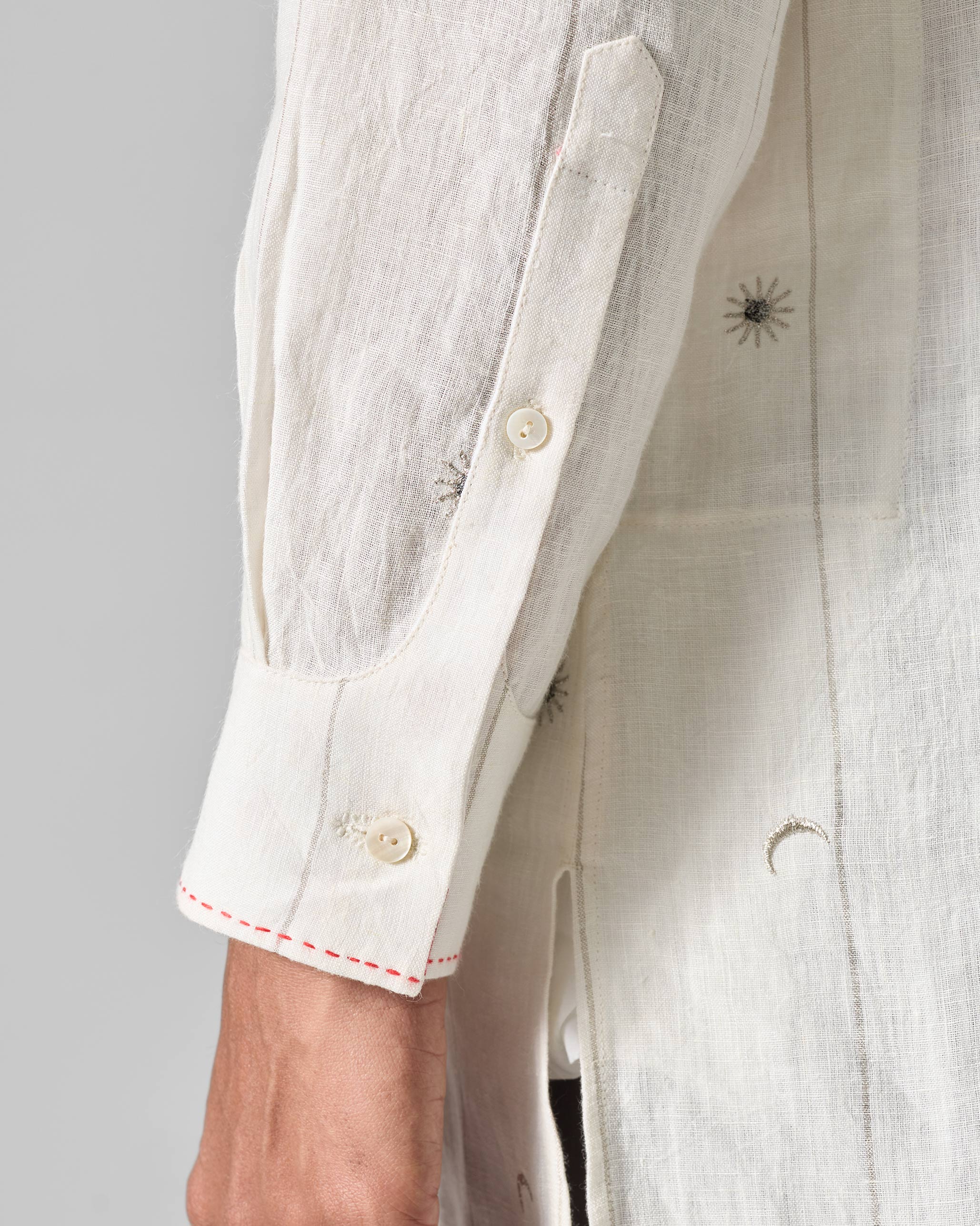 Shaam Kurta - Ivory Embroidered