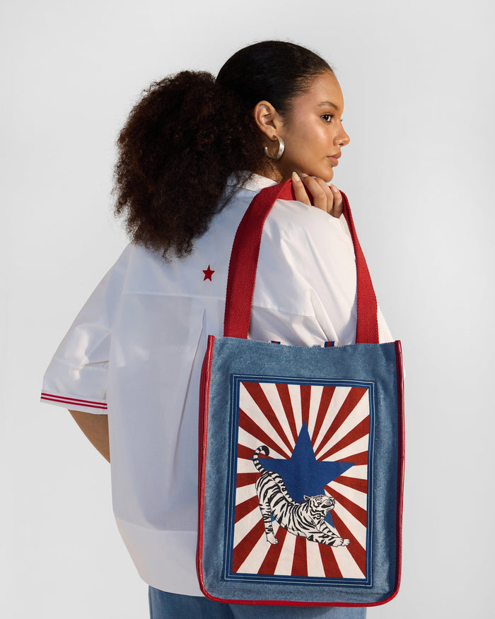 Nico Matchbox Tote - Blue