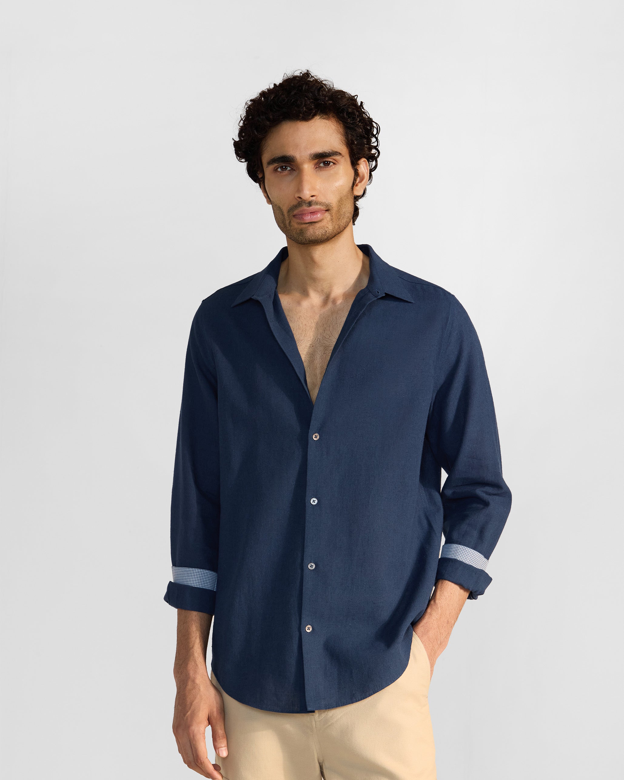 Rewa Shirt - Navy