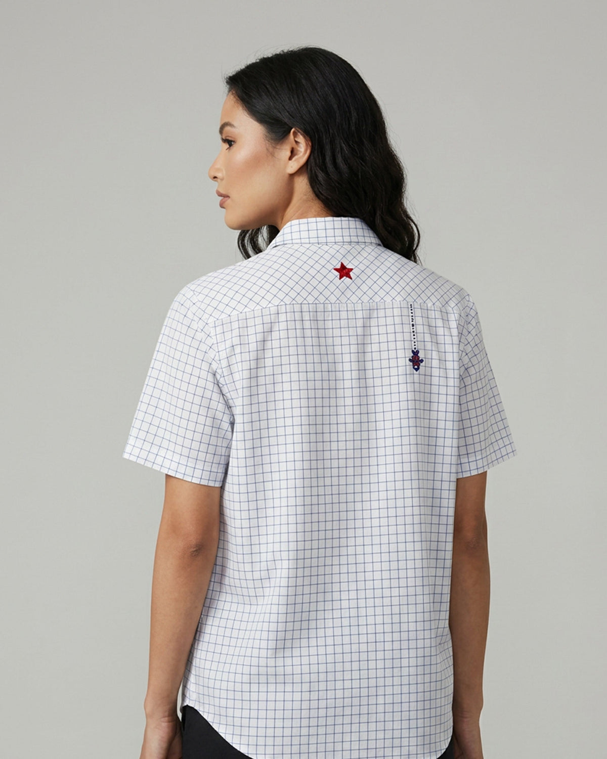 Parikrama Shirt - Navy & White Checks