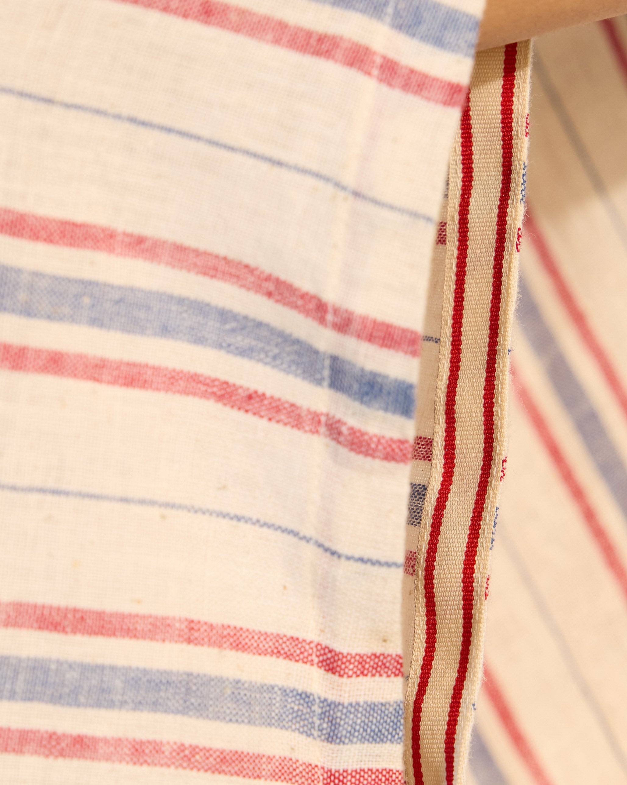 Savi Top - Red & Ivory Stripes