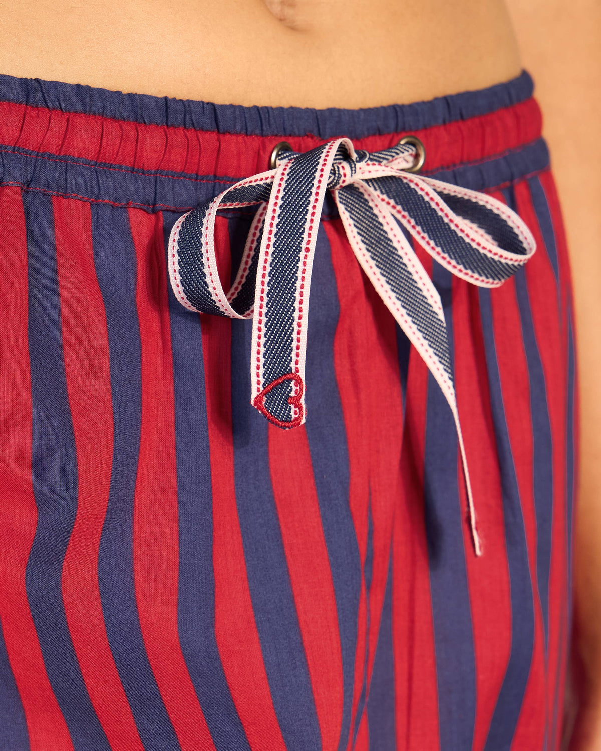 Kasra Pants - Red & Navy Stripes