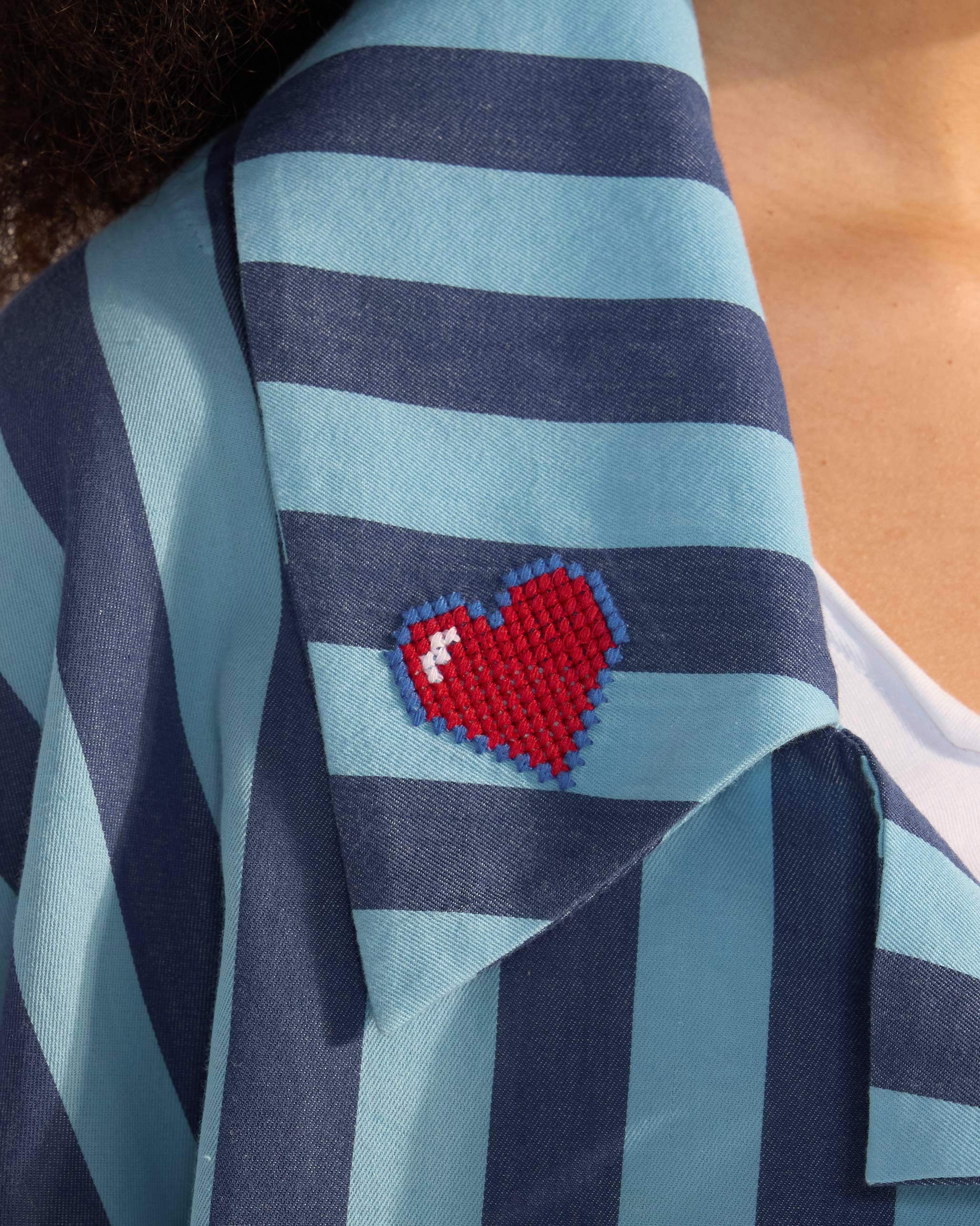 Ambrai Jacket - Blue Stripes