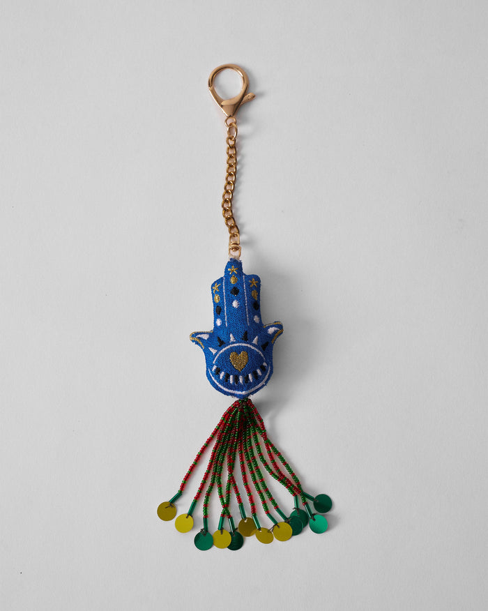 Hamsa Charm - Blue