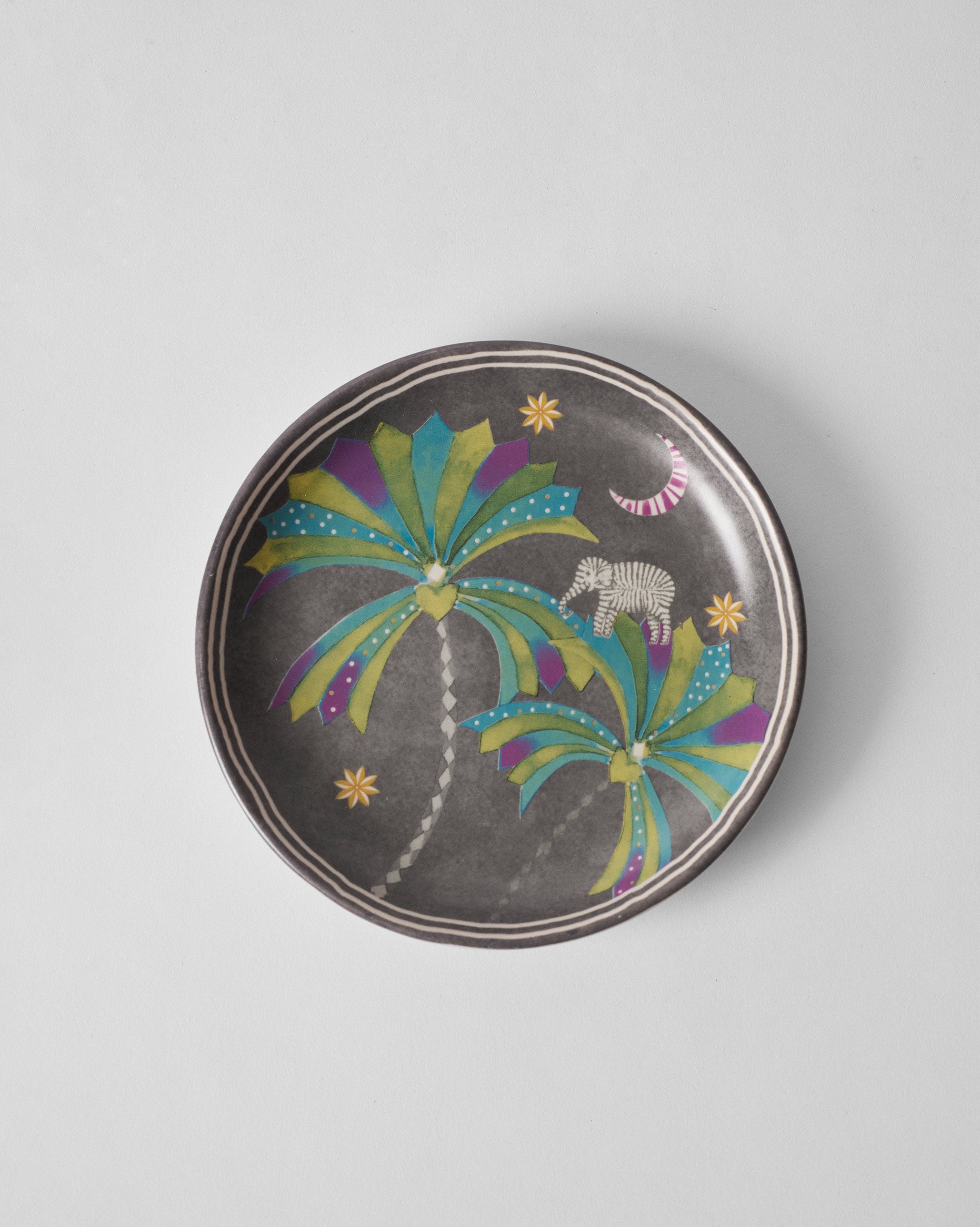 Palm Bloom Quarter Plate