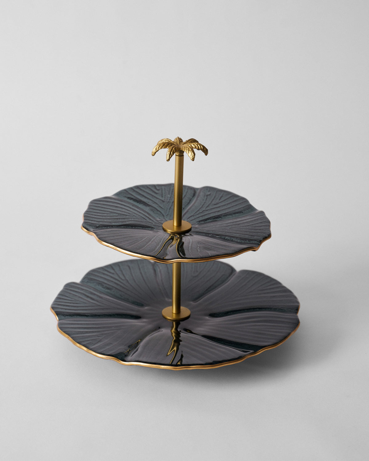 Phool Cake Stand - Charcoal