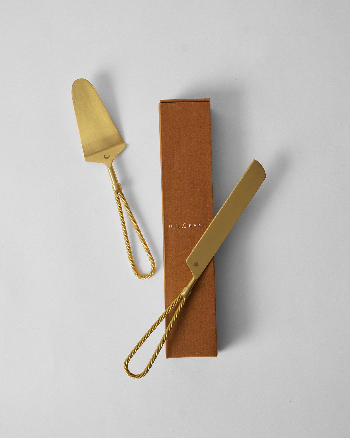 Star & Moon Cake Knive - Set of 2