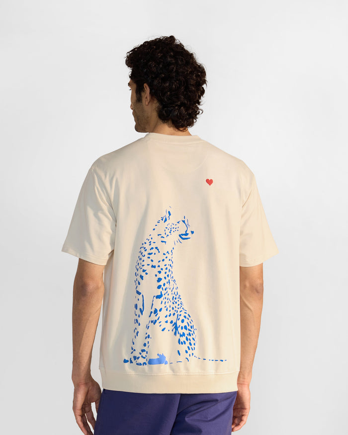 Leaping Tiger T-Shirt - Ivory