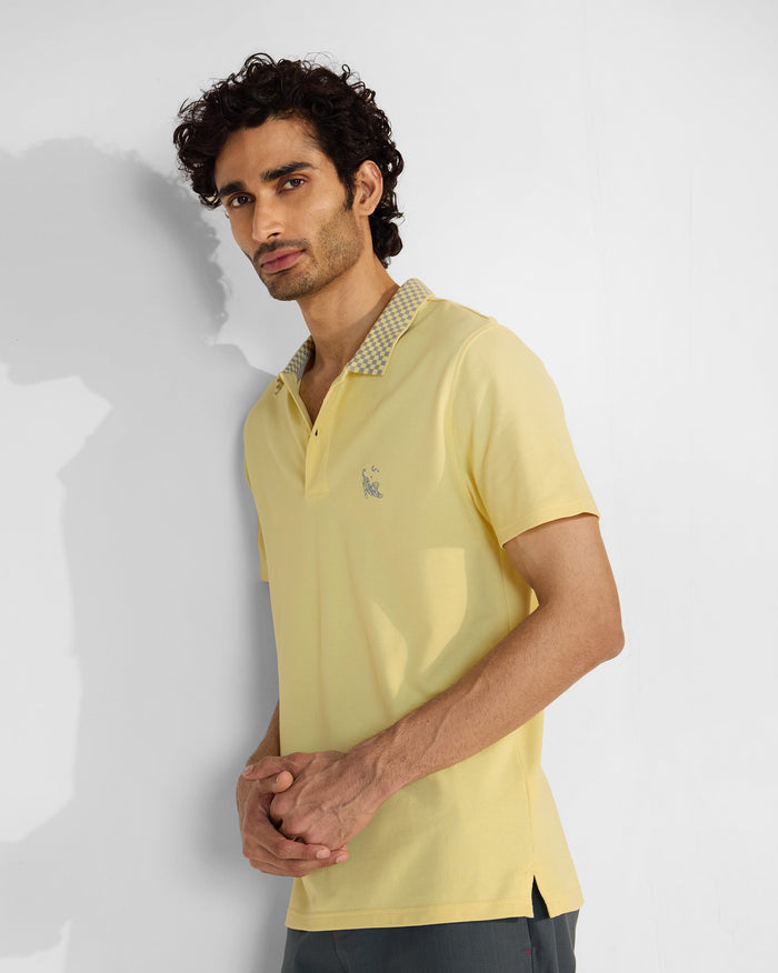 Leisure Polo T-Shirt - Light Yellow