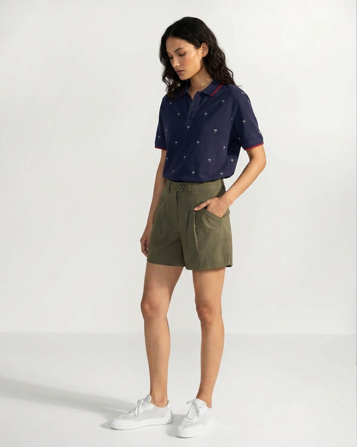 Palma Polo T-Shirt - Ink Blue