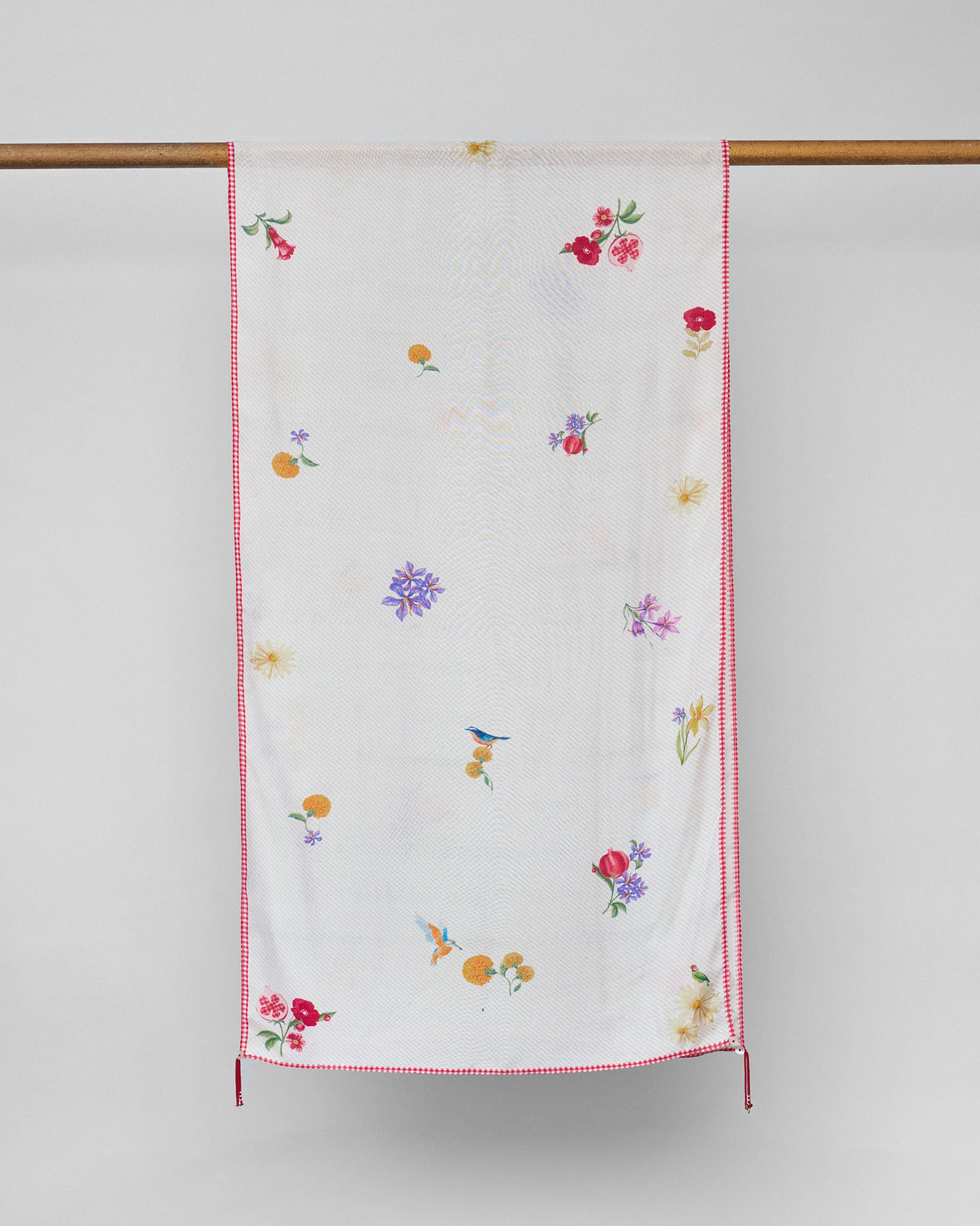 Floral Bloom Scarf - Ivory