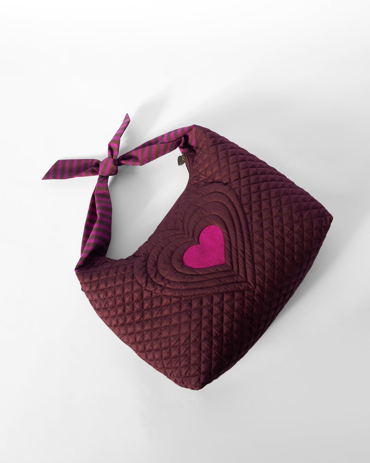 Farah Bag - Brown & Mulberry