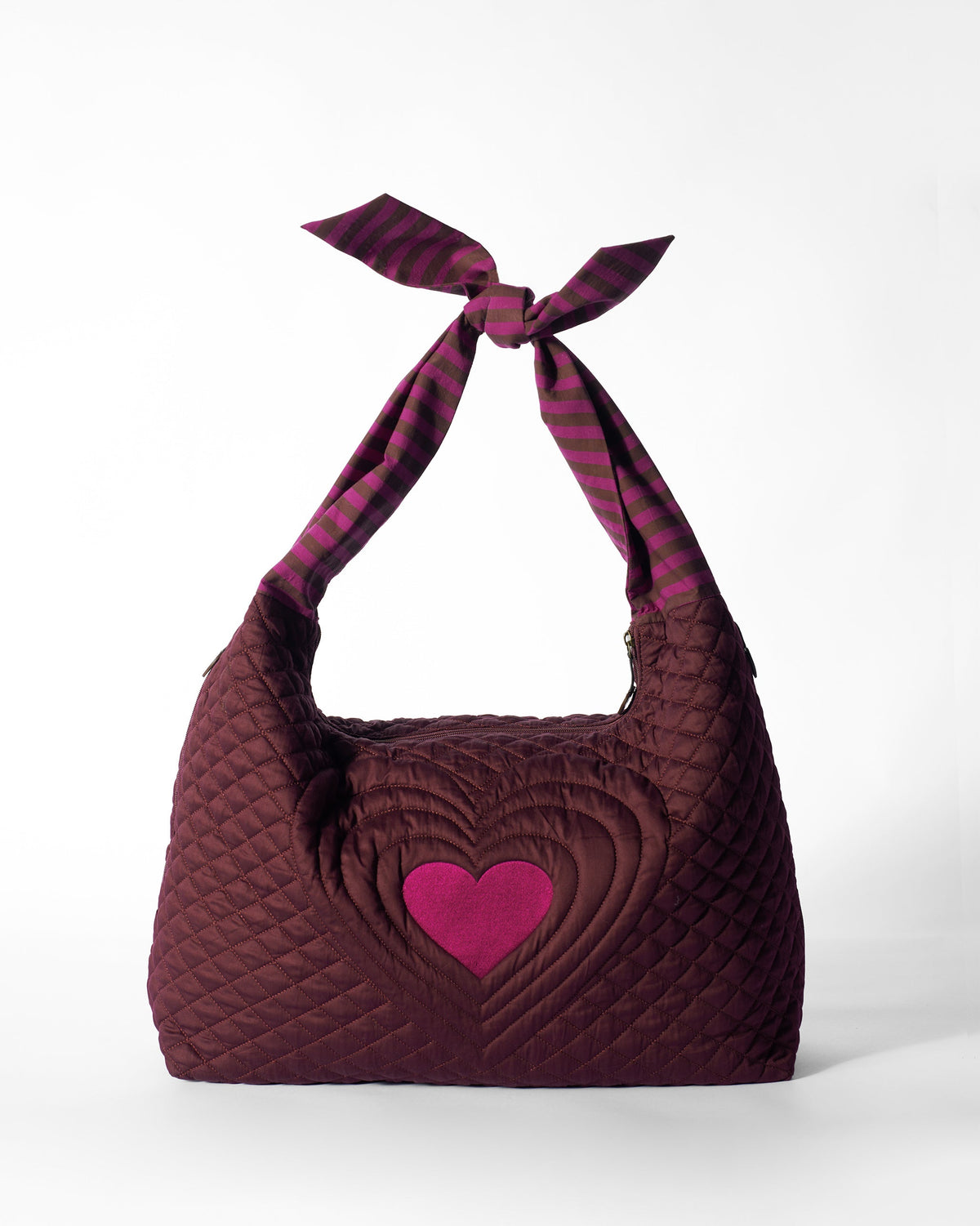 Farah Bag - Brown & Mulberry