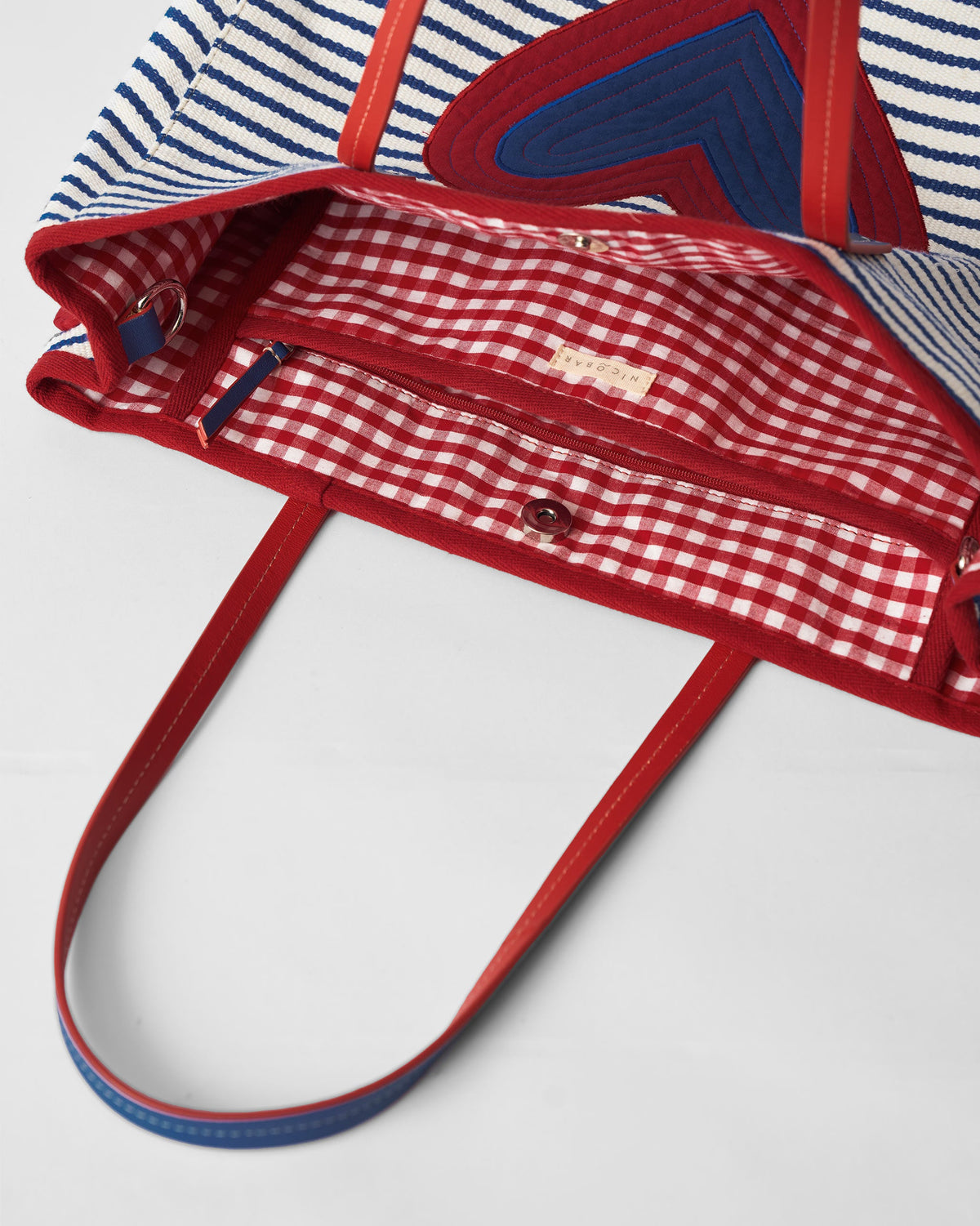Kira Bag - Blue & White