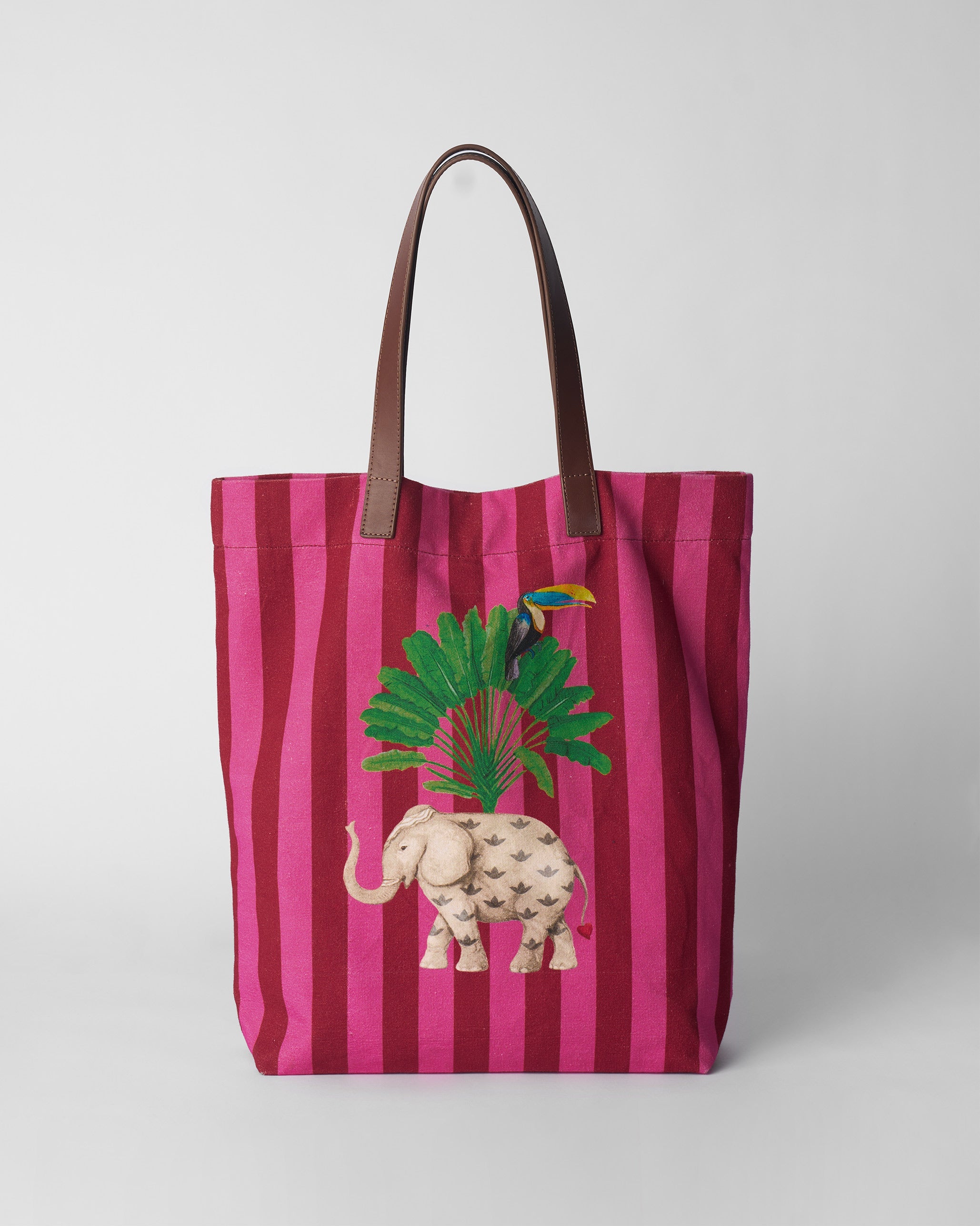 Mukayu City Tote - Red & Pink