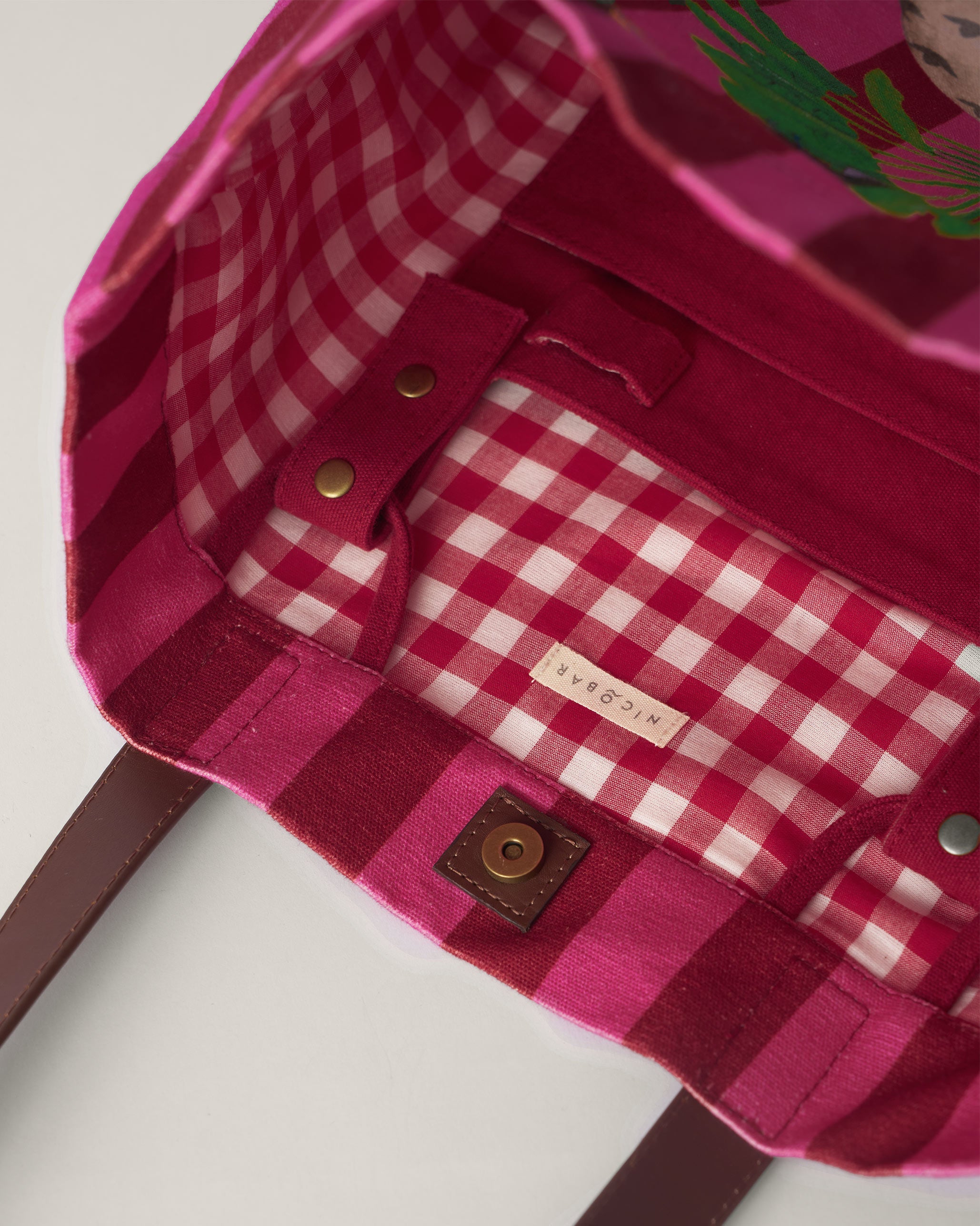 Mukayu City Tote - Red & Pink