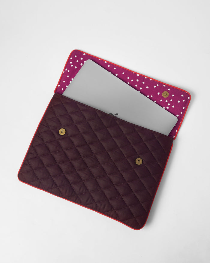 Ele Laptop Sleeve - Brown