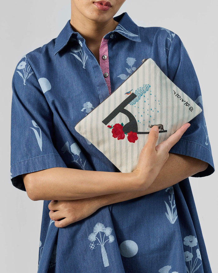 Rimjhim Pouch - Ivory