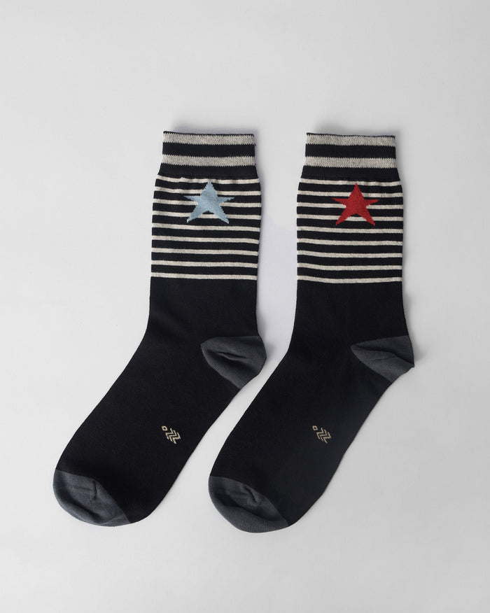 Starfly Socks - Black & White