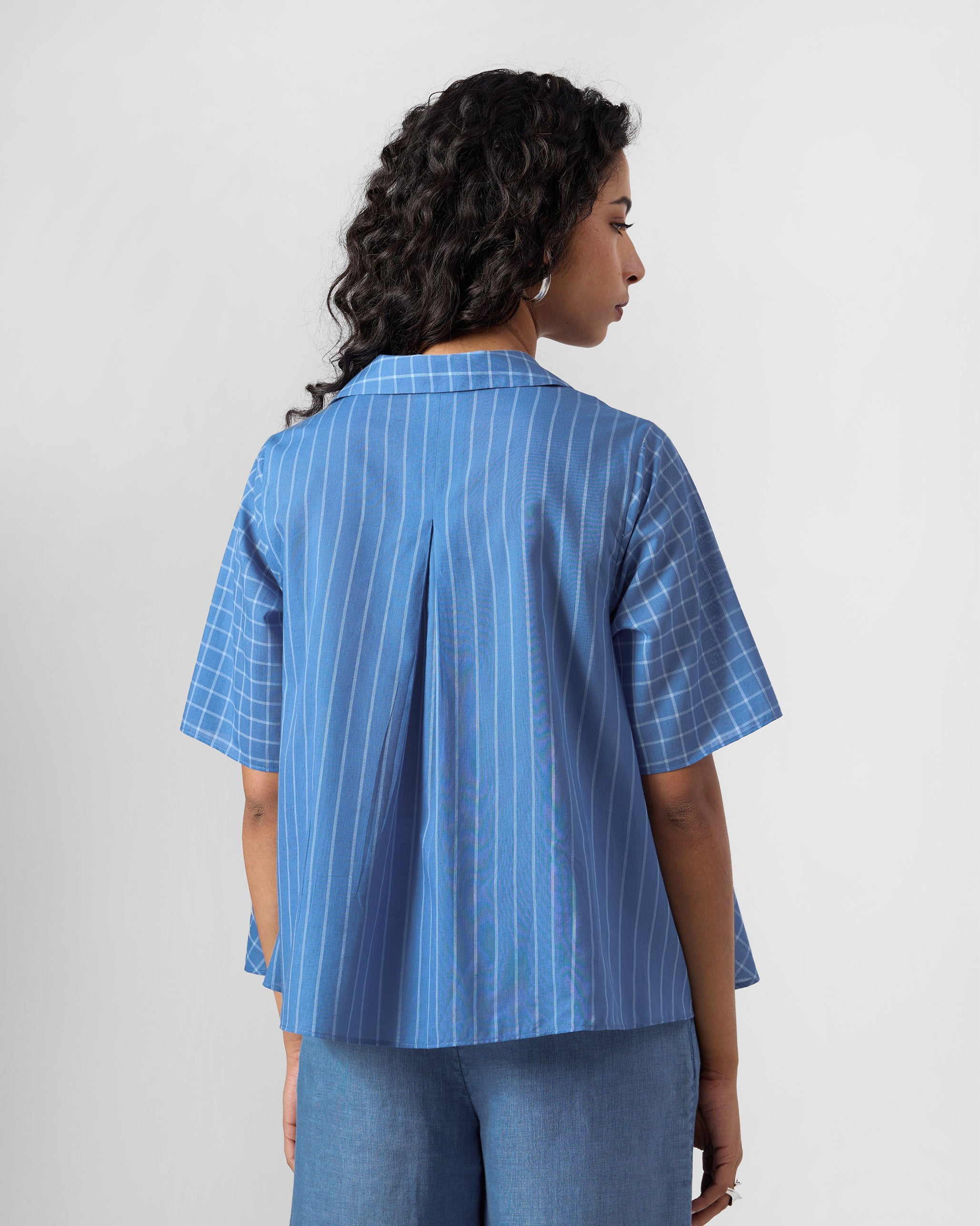 Rann Shirt - Riverside Blue