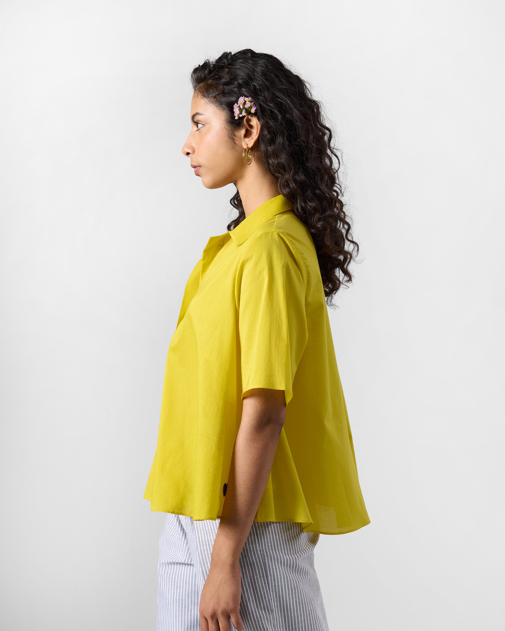 Rann Shirt - Chartreuse