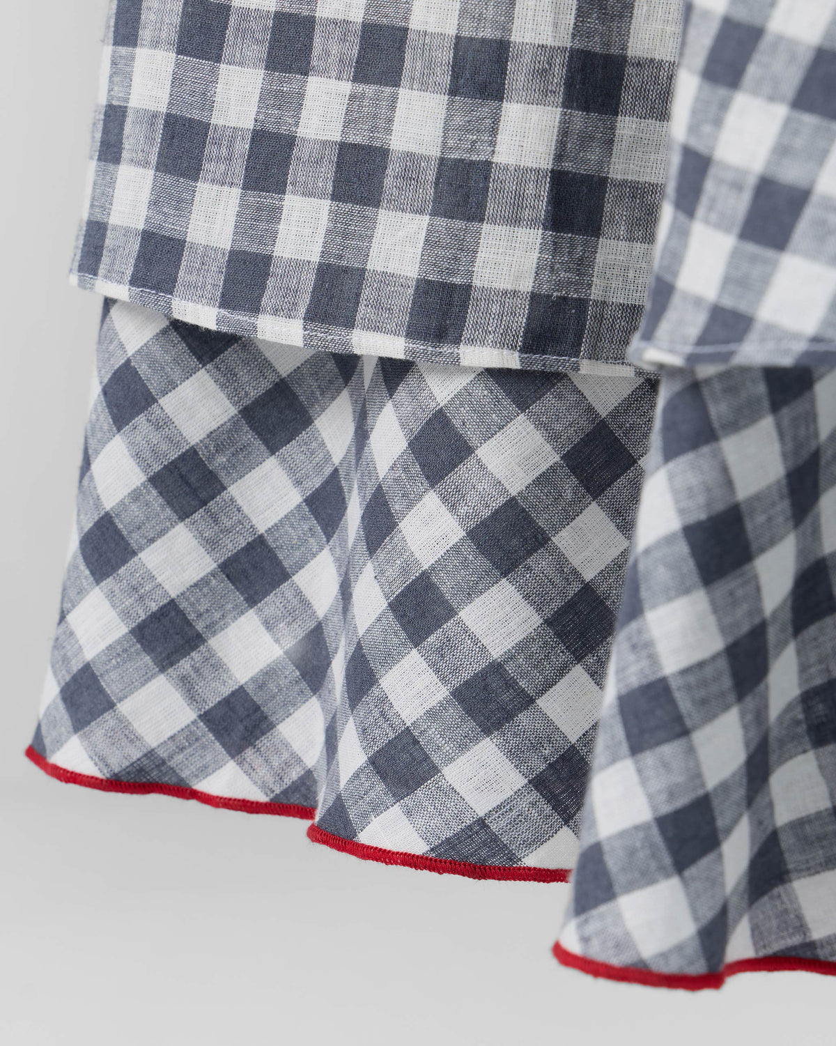 Ezra Dress - Grey & White Checks