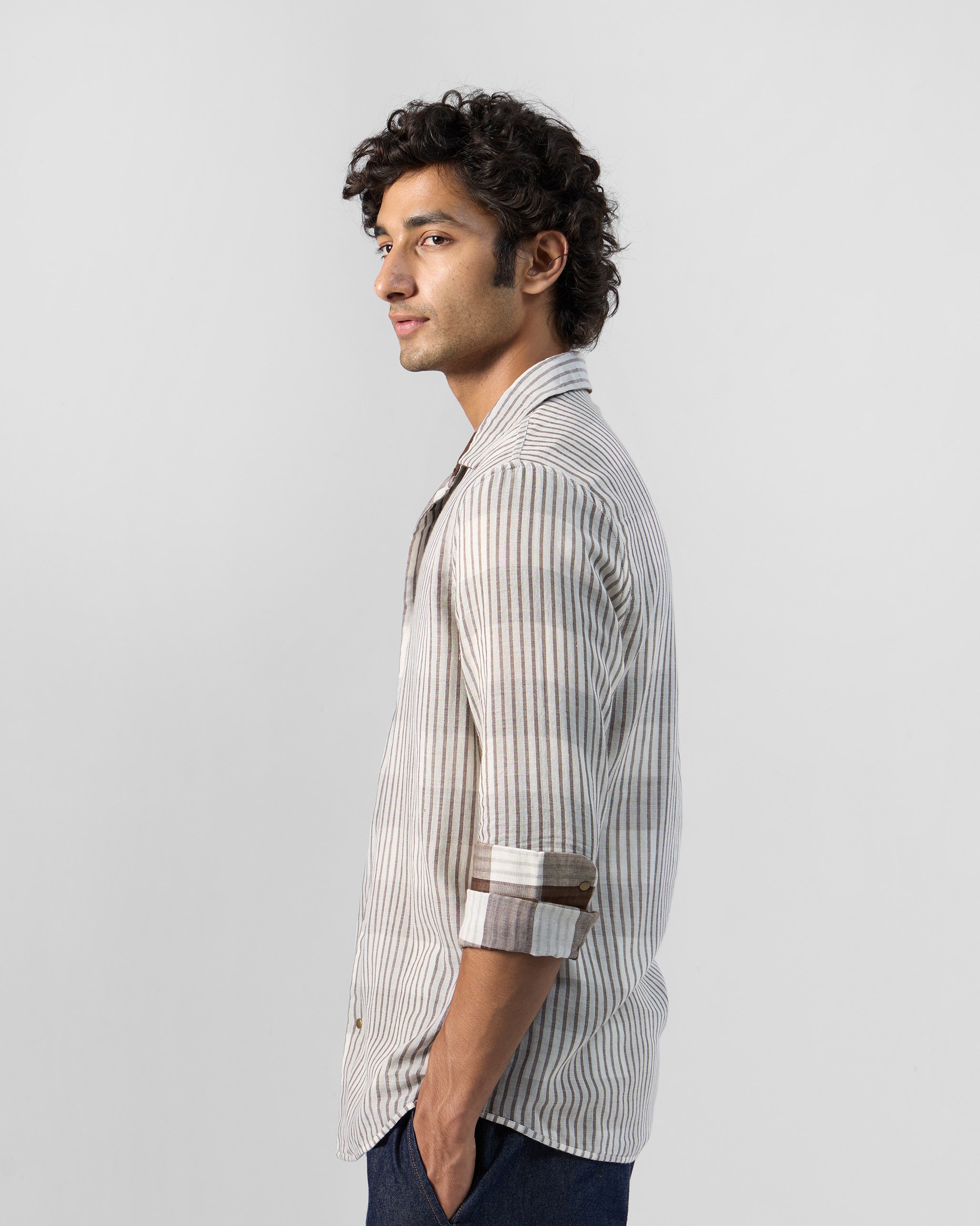 Milaan Reversible Shirt - Cotton Classic Fit