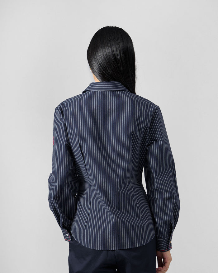 Kalo Shirt- 100% Cotton Denim Fitted