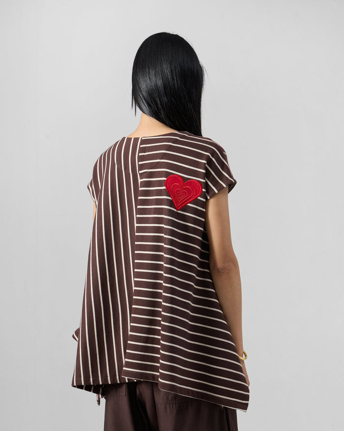 Nera Kaftan Top - Cotton French Terry Loose Fit