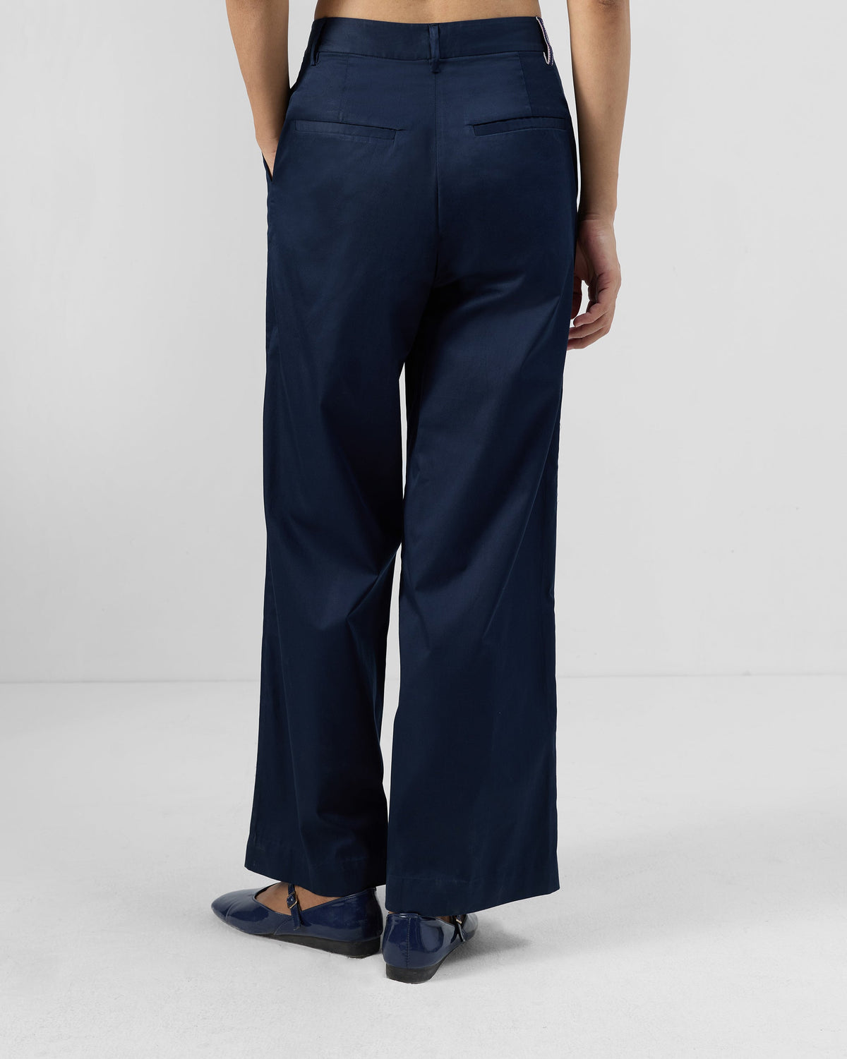 Vita Pants - Cotton Satin Regular Fit