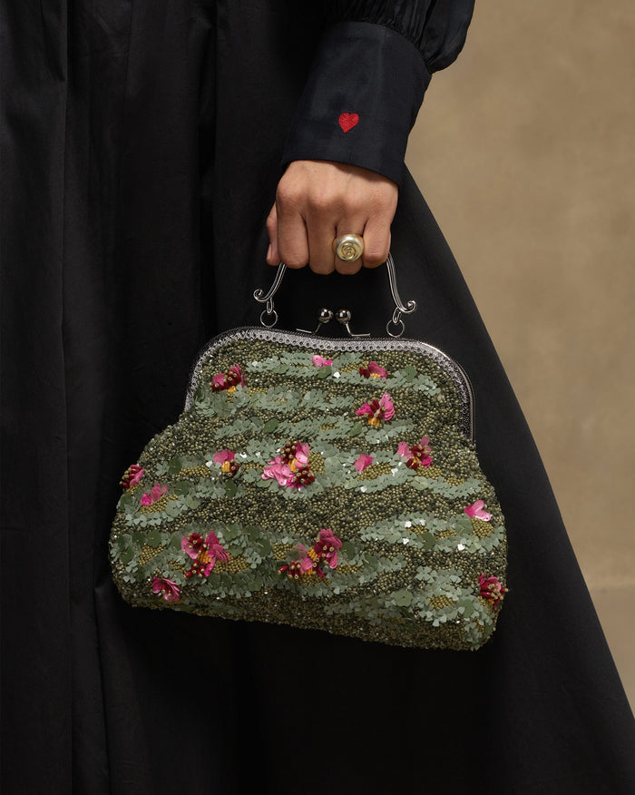 Gardenia Clutch - Green