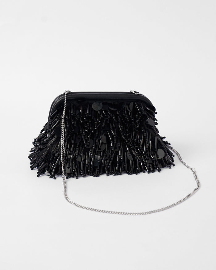 Starry Night Clutch - Black