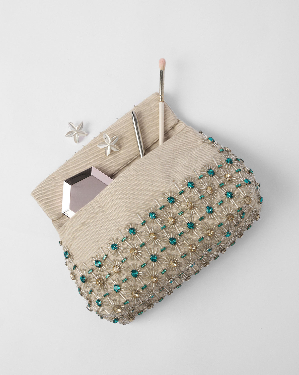 Noor Clutch - Ivory