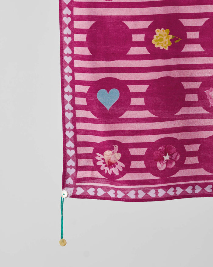 River Blooms Scarf - Pink