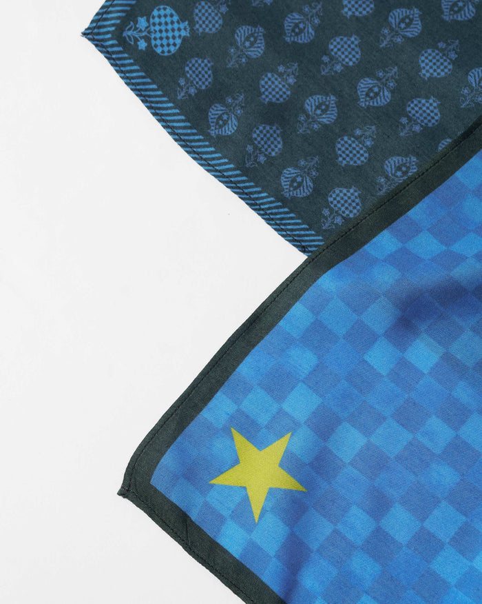 Twilight Pocket Square - Set Of 2 - Blue