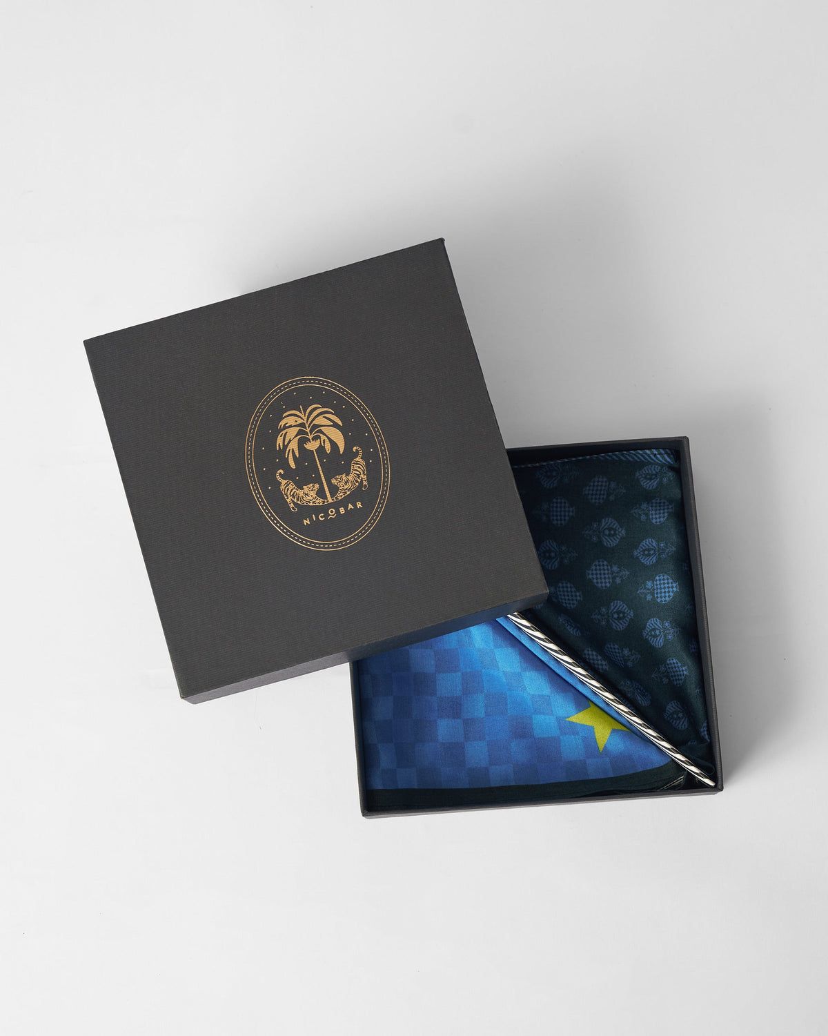Twilight Pocket Square - Set Of 2 - Blue