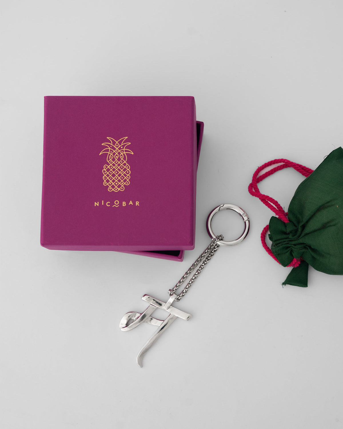 Alphabet M Rakhi Set