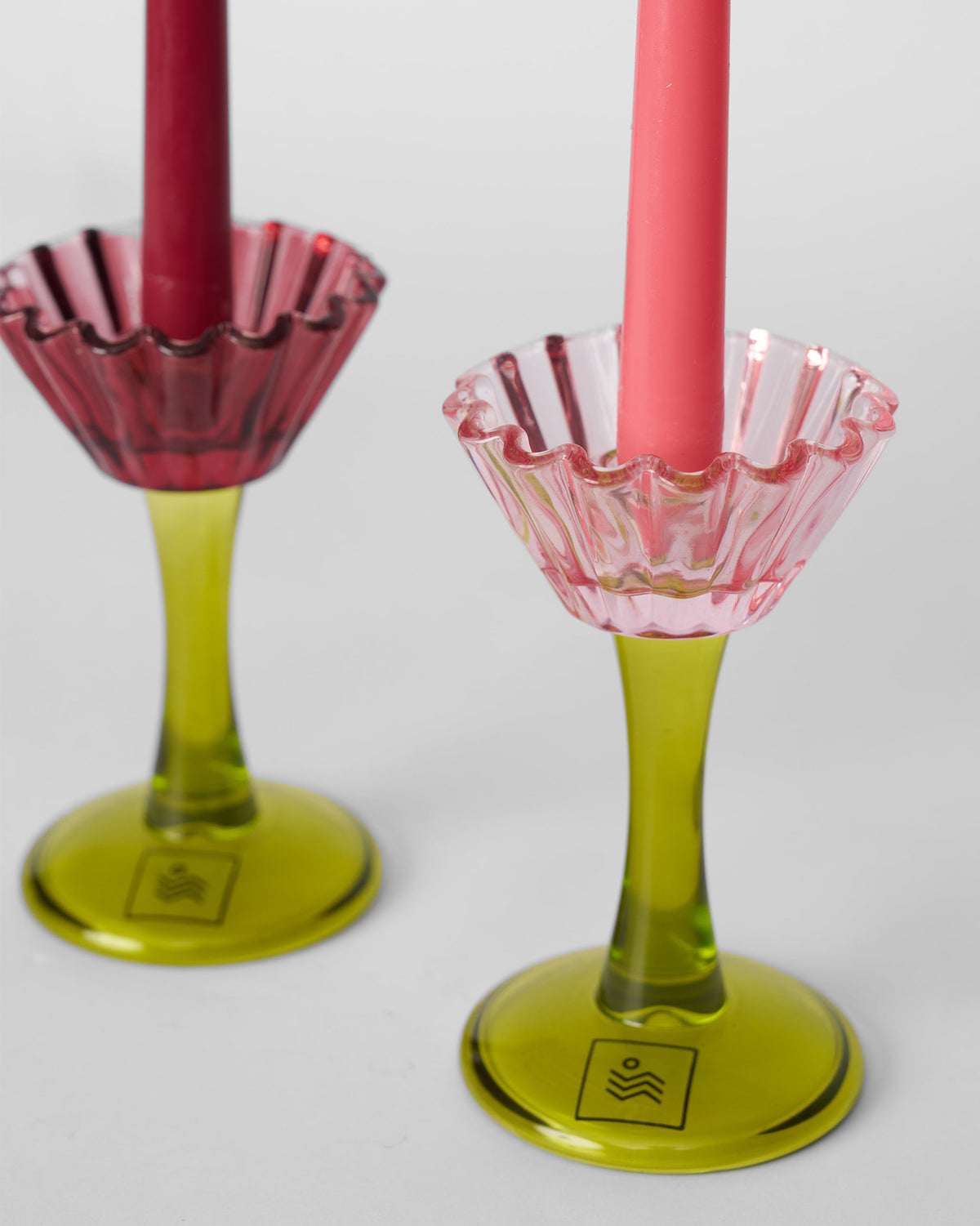 Ember Candle Holder and Taper Candle Set