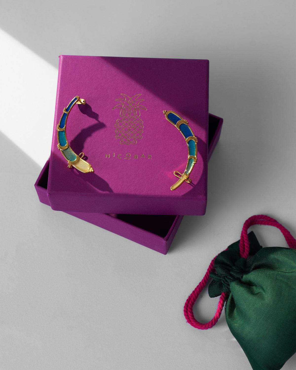 Rising Moon Earrings - Gold
