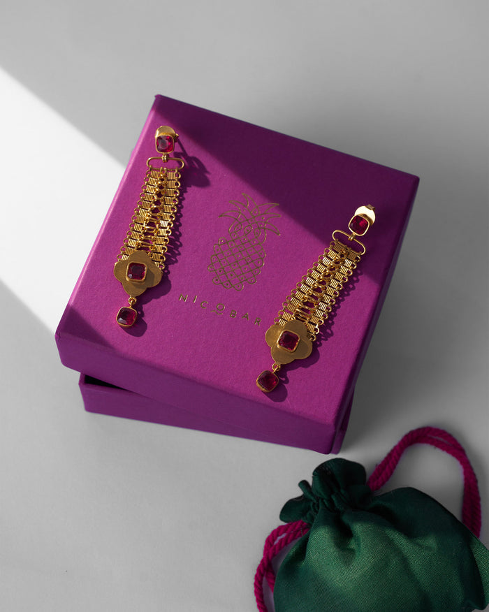 Ahiliya Danglers - Gold