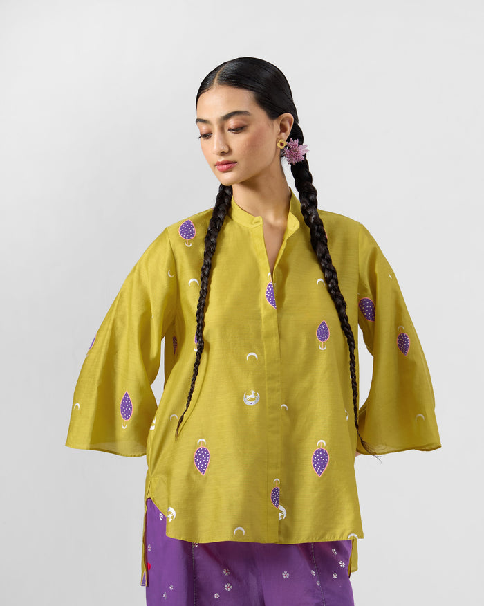 Chilika High Low Shirt - Cotton Silk Regular Fit