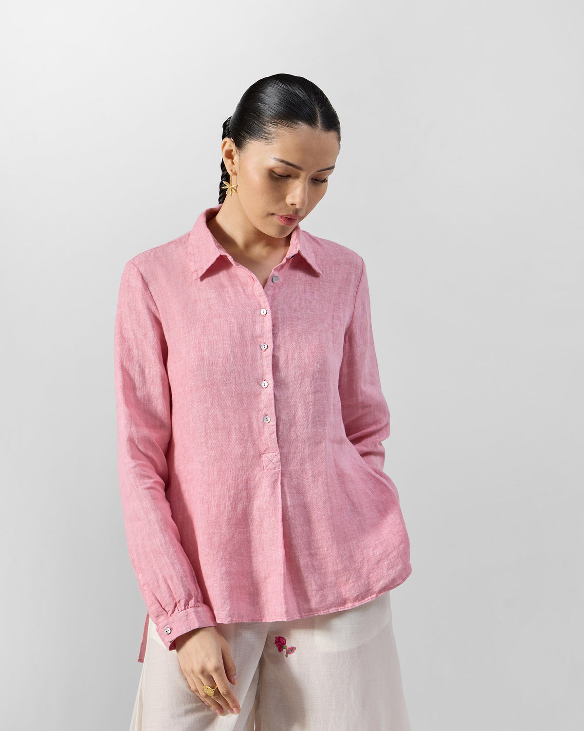 Mati Shirt - 100% Linen Regular Fit