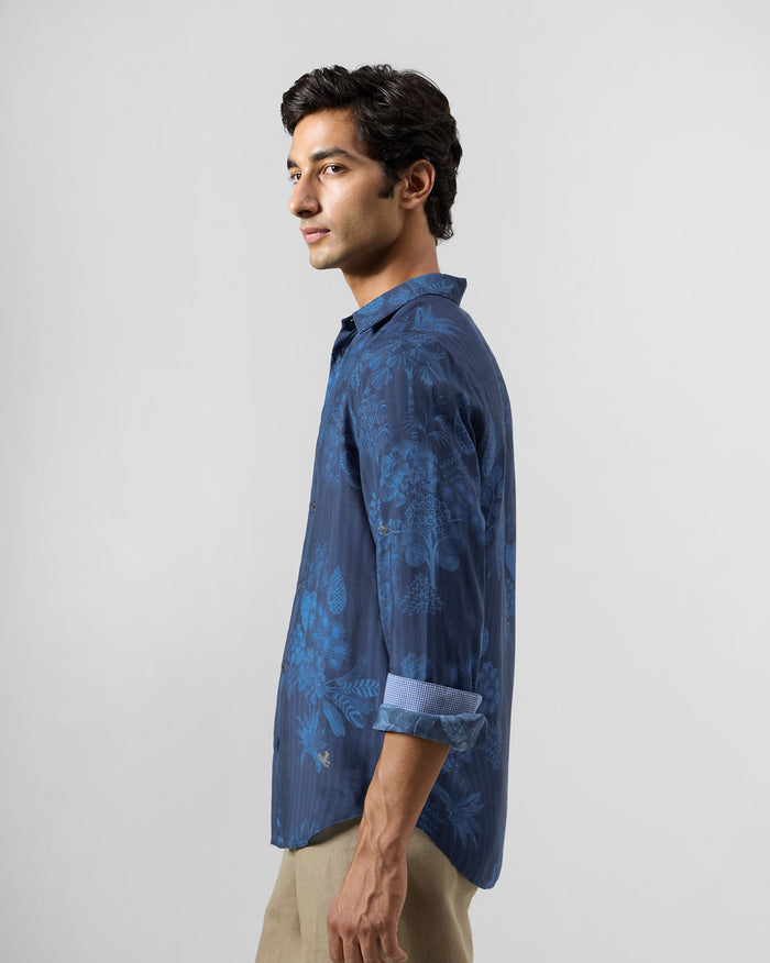 Hakuna Shirt - Printed Bemberg Slim Fit