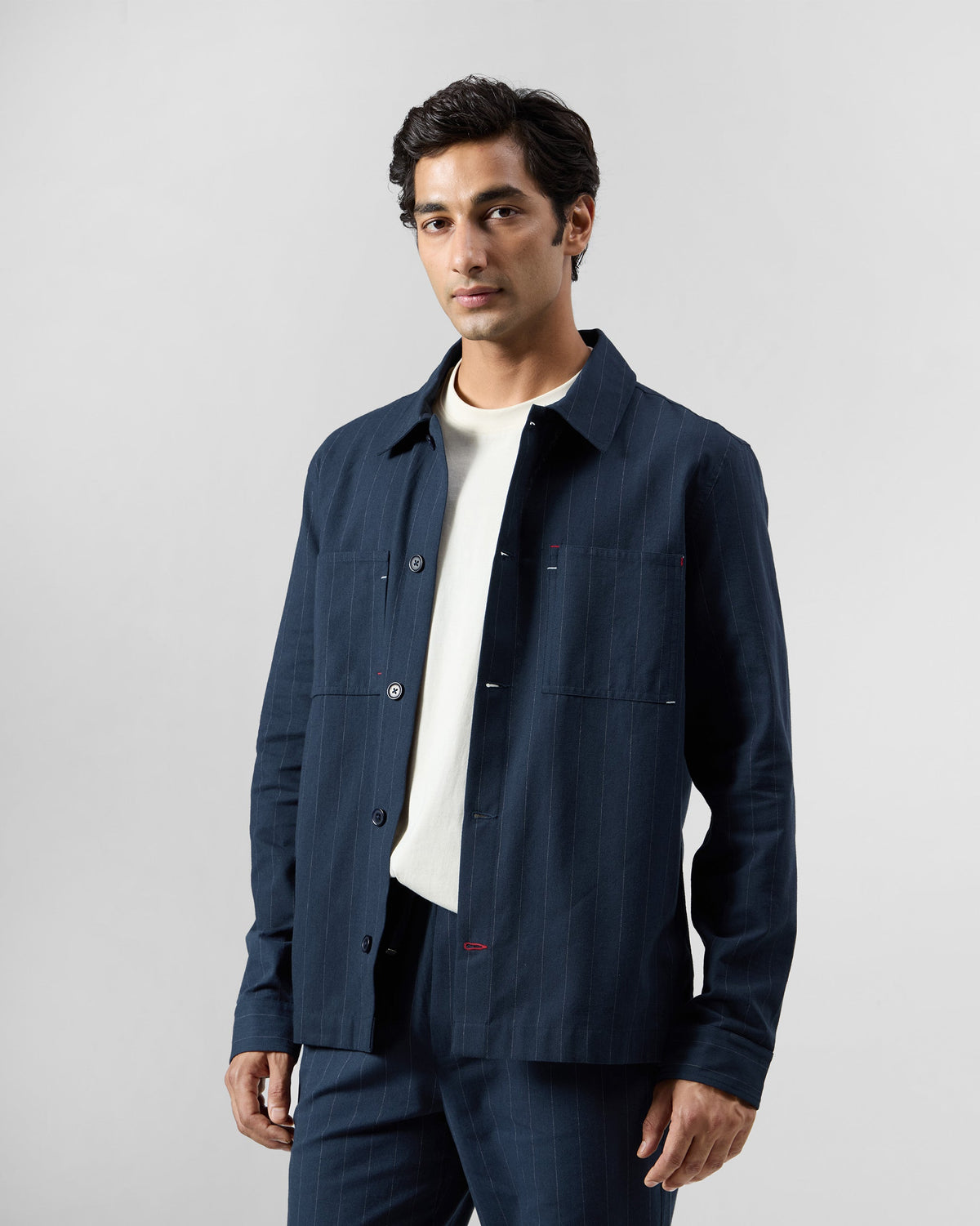 Rayh Shacket - Cotton Blend Relaxed Fit