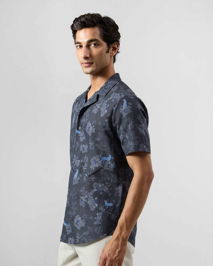 Mistari Shirt - Cotton Linen Regular Fit